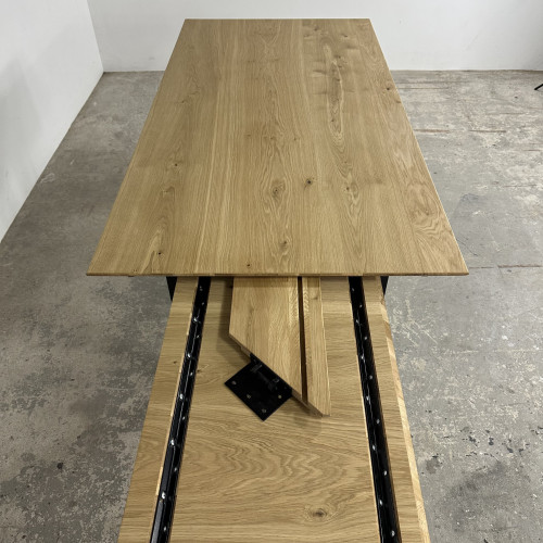 Flipper Oiled Oak Extending Dining Table