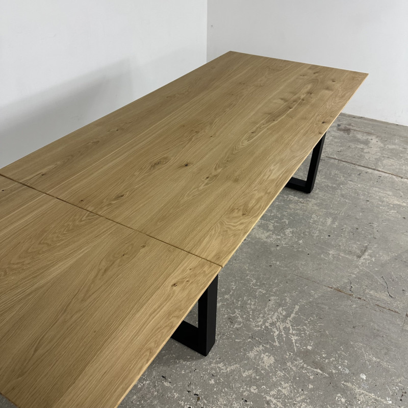 Flipper Oiled Oak Extending Dining Table