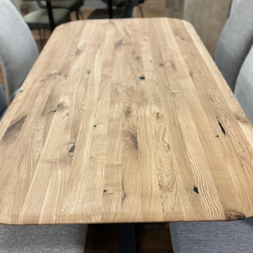 Pebble Oiled Oak Dining Table