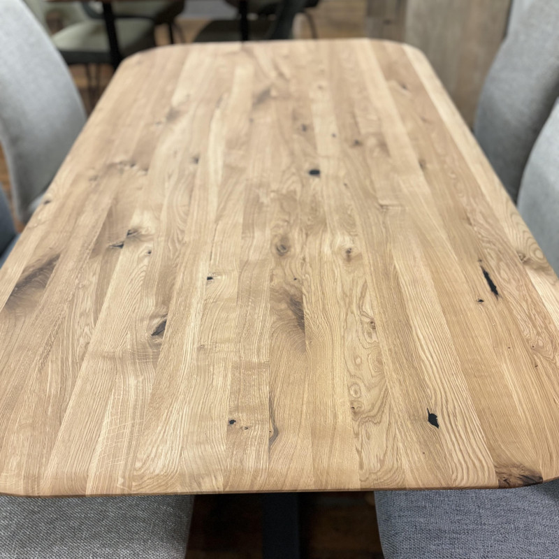 Pebble Oiled Oak Dining Table