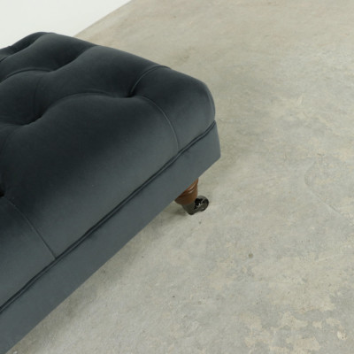 Classic Buttoned Footstool