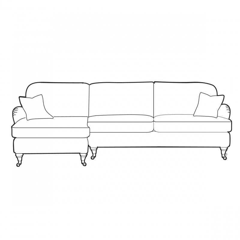 George Left Hand Facing Chaise Sofa
