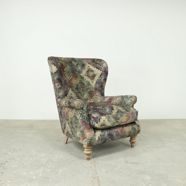 Non Buttoned Wing Chair Non Buttoned Wing Chair