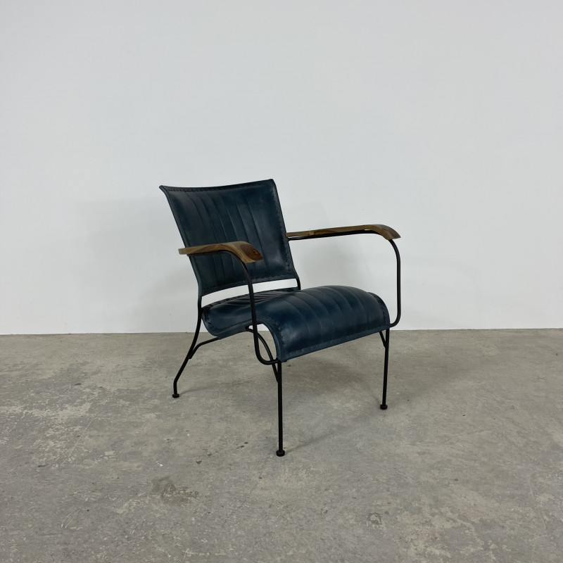 Blue Leather Chair Blue Leather Chair