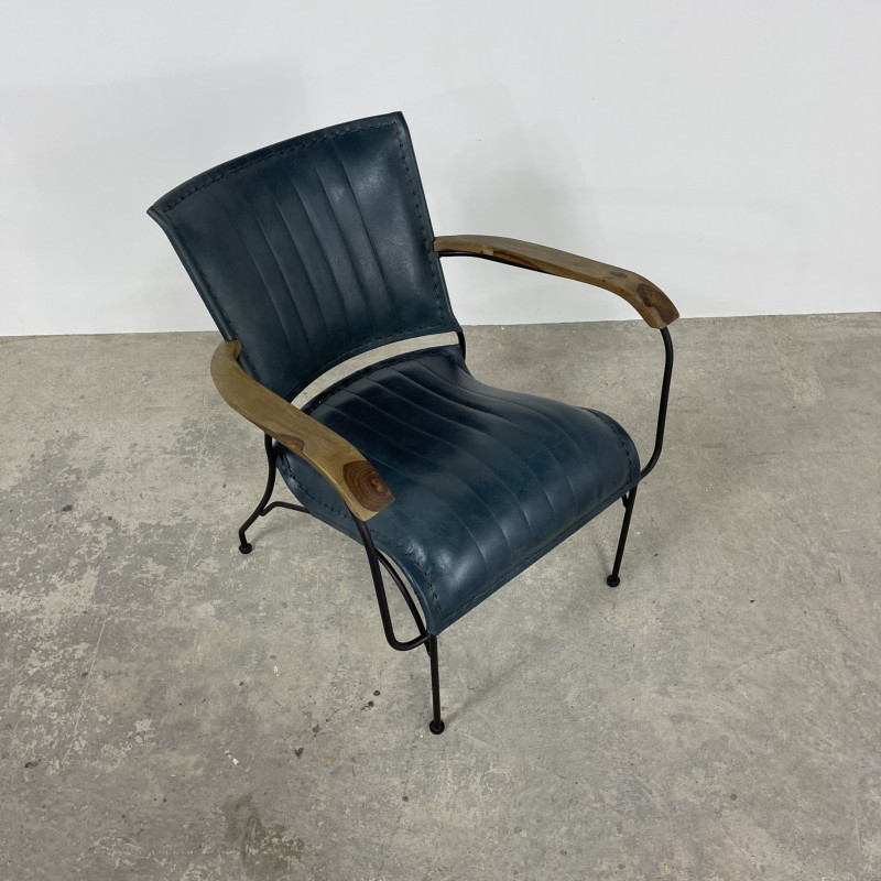 Blue Leather Chair Blue Leather Chair