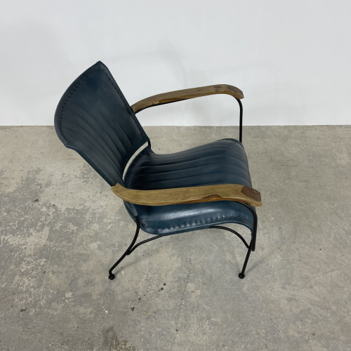 Blue Leather Chair Blue Leather Chair