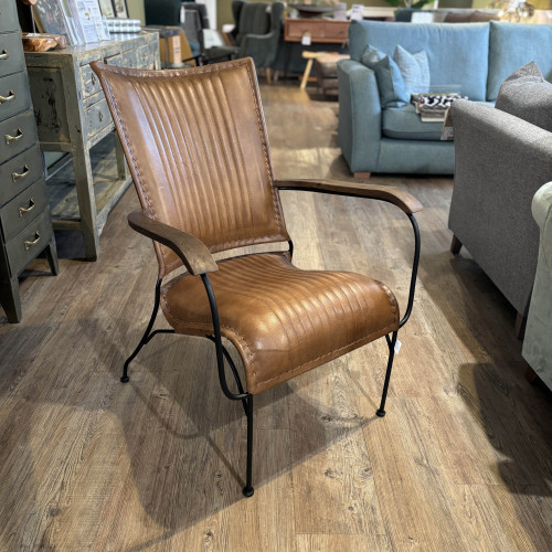 High Back Metal Chair Brown High Back Metal Chair Brown