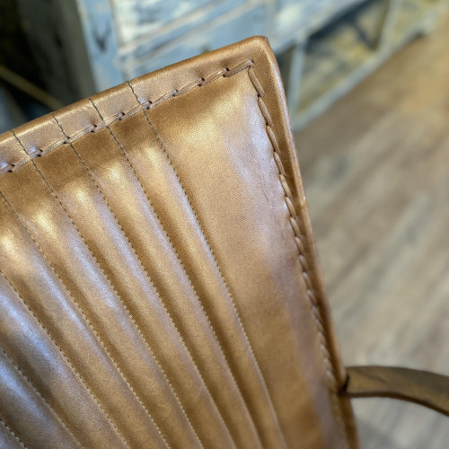 High Back Metal Chair Brown High Back Metal Chair Brown
