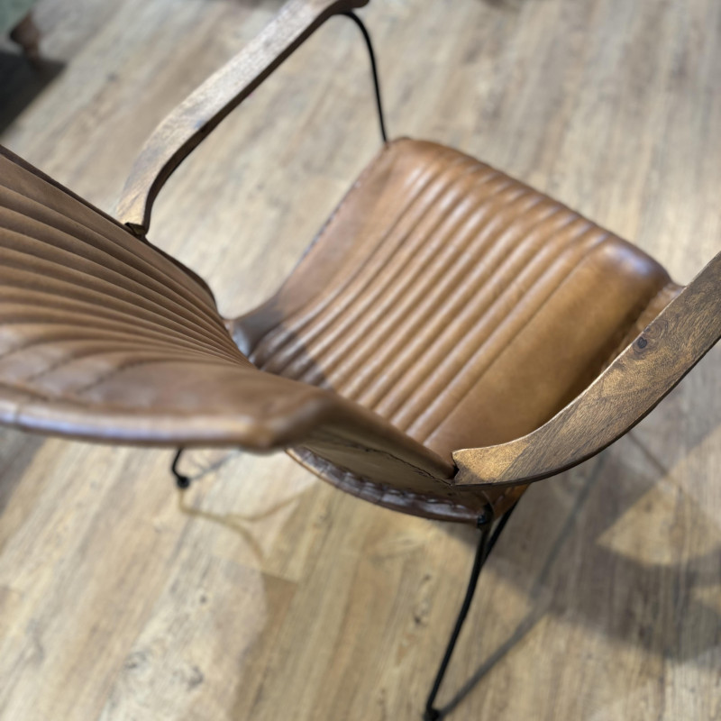 High Back Metal Chair Brown High Back Metal Chair Brown