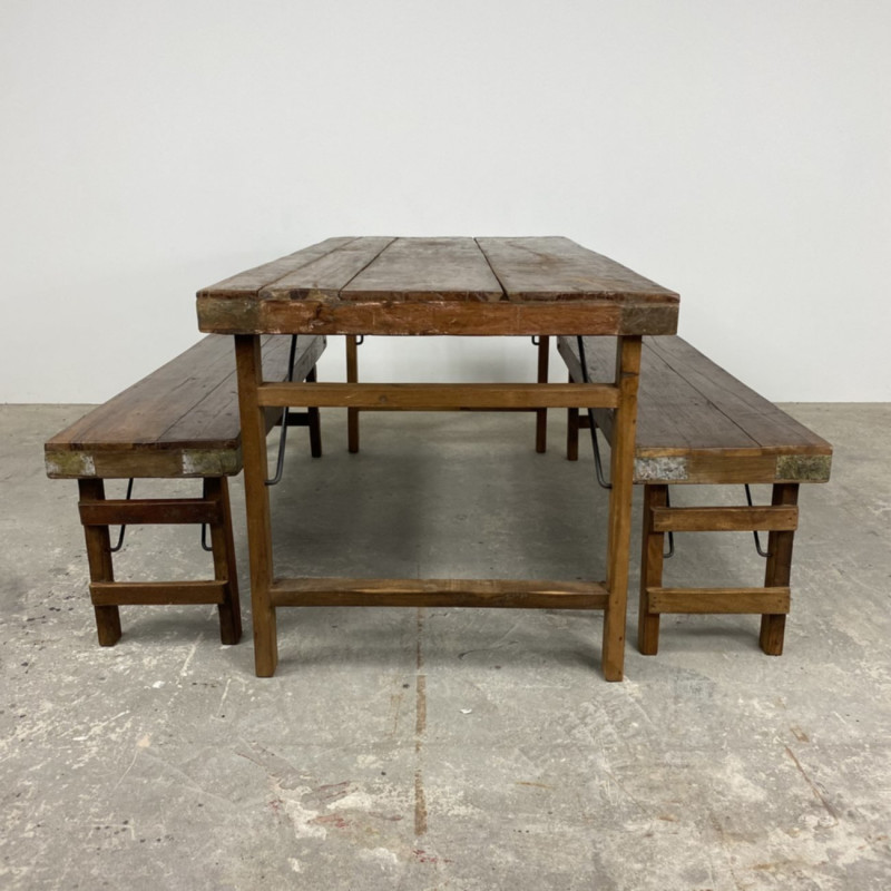 Folding Table & Benches Folding Table & Benches