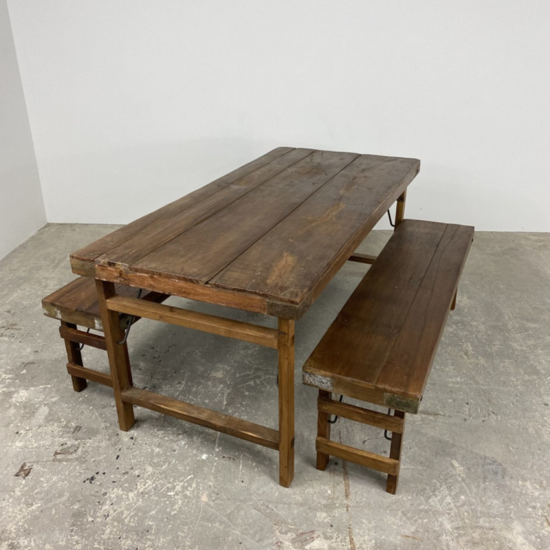 Folding Table & Benches Folding Table & Benches