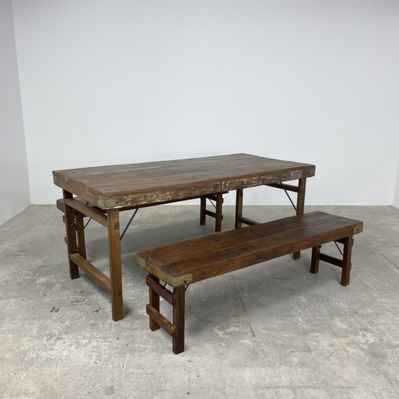 Folding Table & Benches Folding Table & Benches