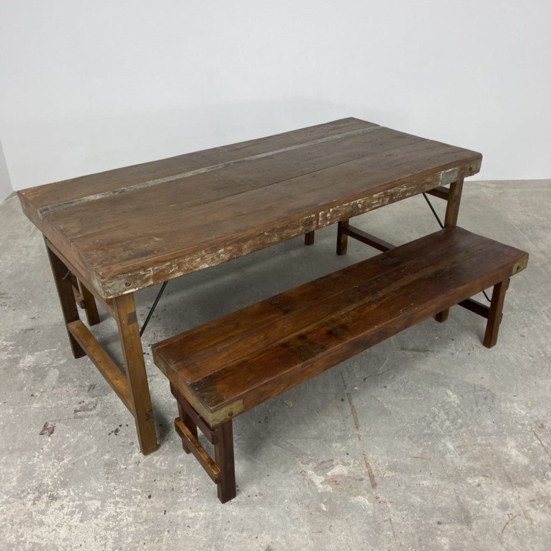 Folding Wooden Bench