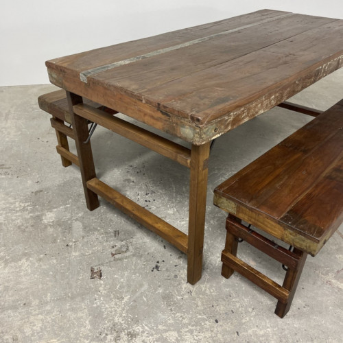 Folding Table & Benches Folding Table & Benches