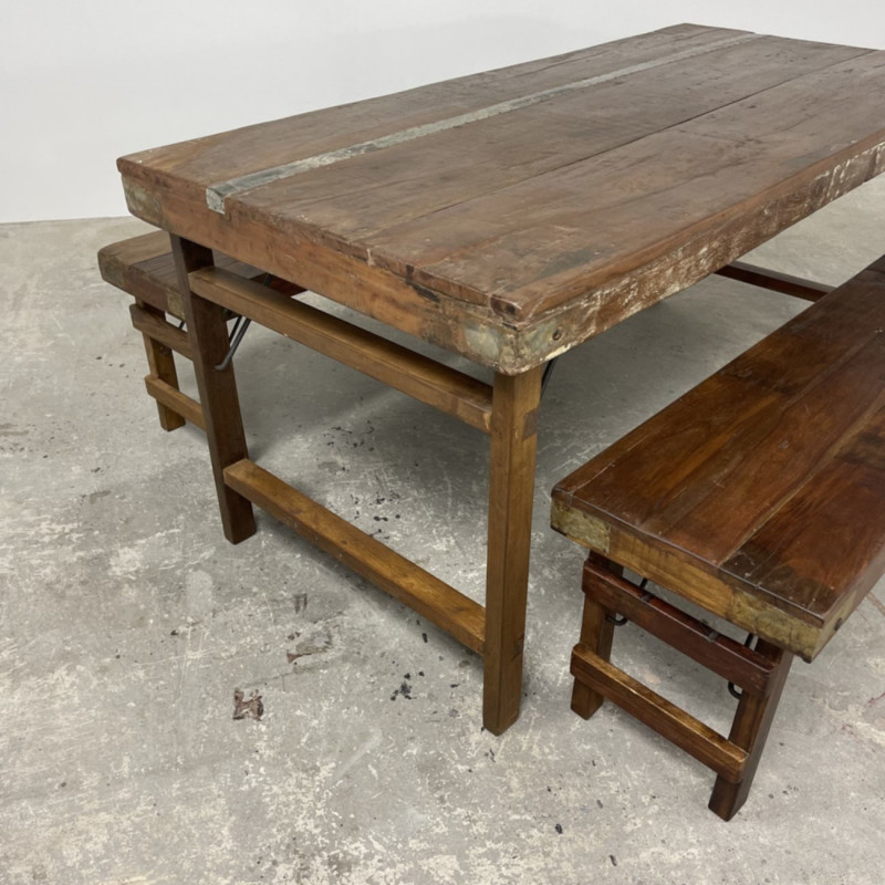 Folding Table & Benches Folding Table & Benches