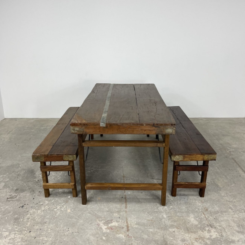 Folding Table & Benches Folding Table & Benches